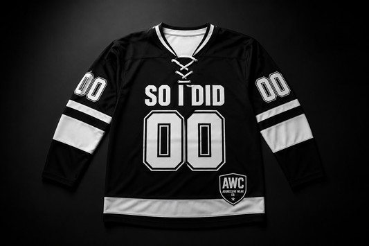 SO I DID HOCKEY JERSEY